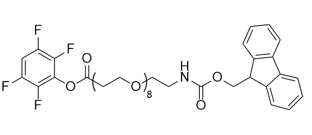 Fmoc-NH-PEG8-TFP-Ester