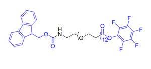 Fmoc-N-amido-PEG12-TFP-Ester