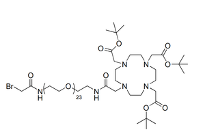 DOTA tris(TBE)-amido-PEG23-bromacetamid