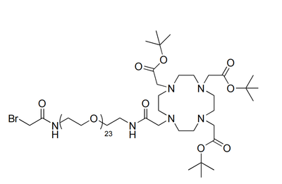 DOTA tris(TBE)-amido-PEG23-bromacetamid