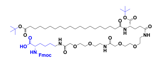 Fmoc-L-Lys[C20-OtBu-Glu(OtBu)-AEEA-AEEA]-OH