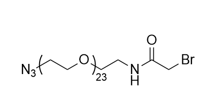 Bromacetamido-PEG23-azid